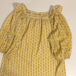 Hayden Girls Mustard Floral Tunic - XL